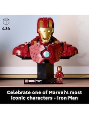 LEGO Marvel Iron Man MK4 Bust Buildable Model for Adult with Minifigure 76327 - Bild 3 von 9