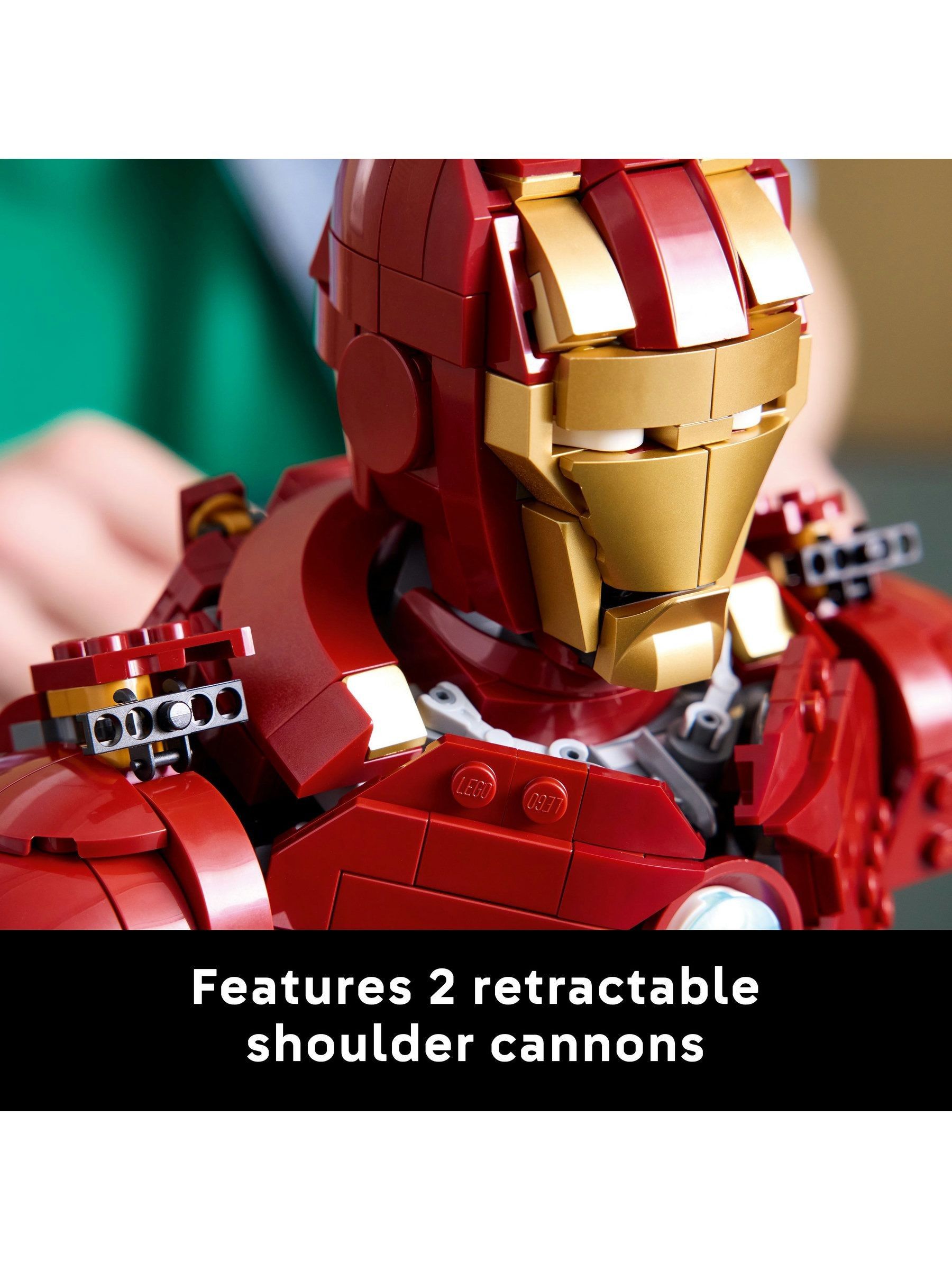 Buy LEGO Marvel Iron Man MK4 Bust Buildable Model for Adult with