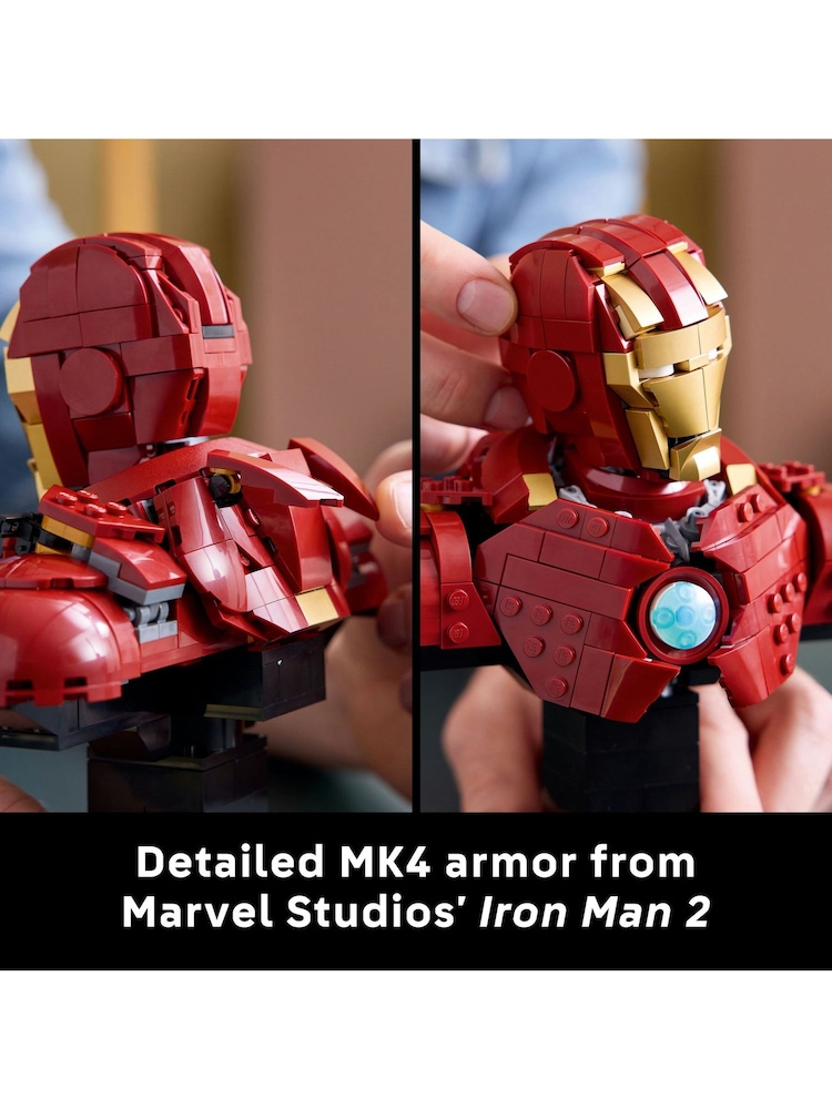 Buy LEGO Marvel Iron Man MK4 Bust Buildable Model for Adult with
