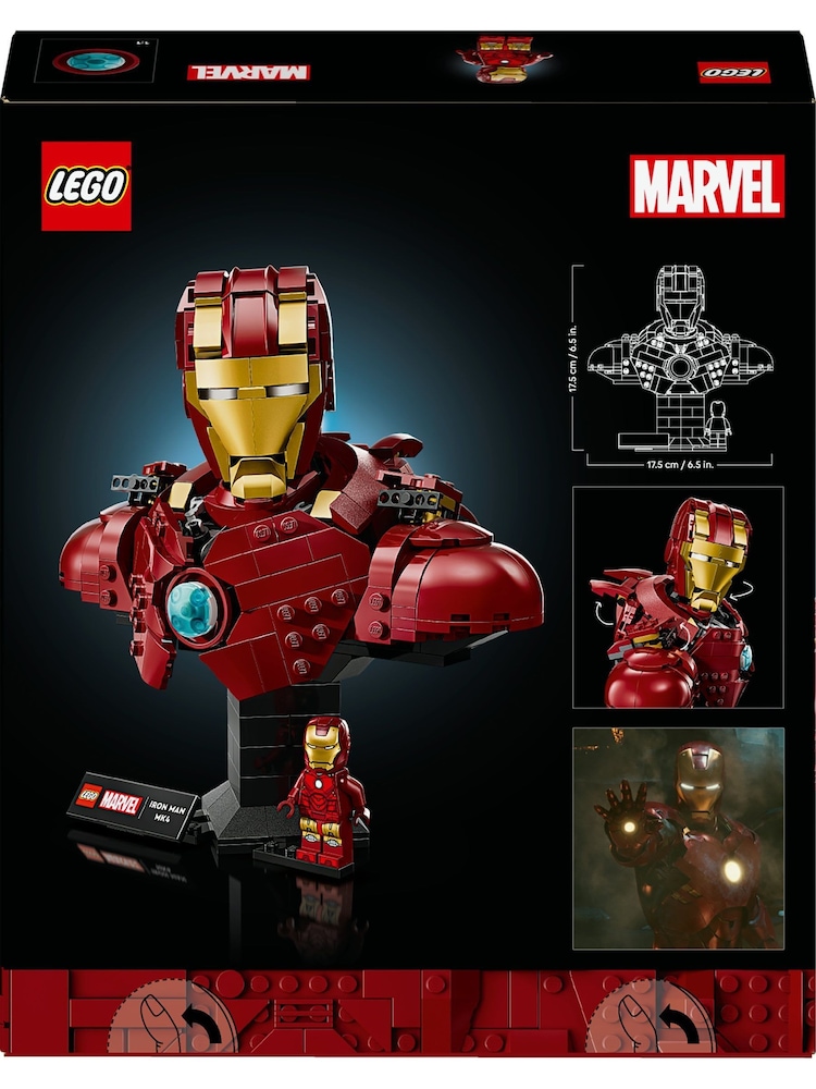 LEGO Marvel Iron Man MK4 Bust Buildable Model for Adult with Minifigure 76327 - Bild 9 von 9