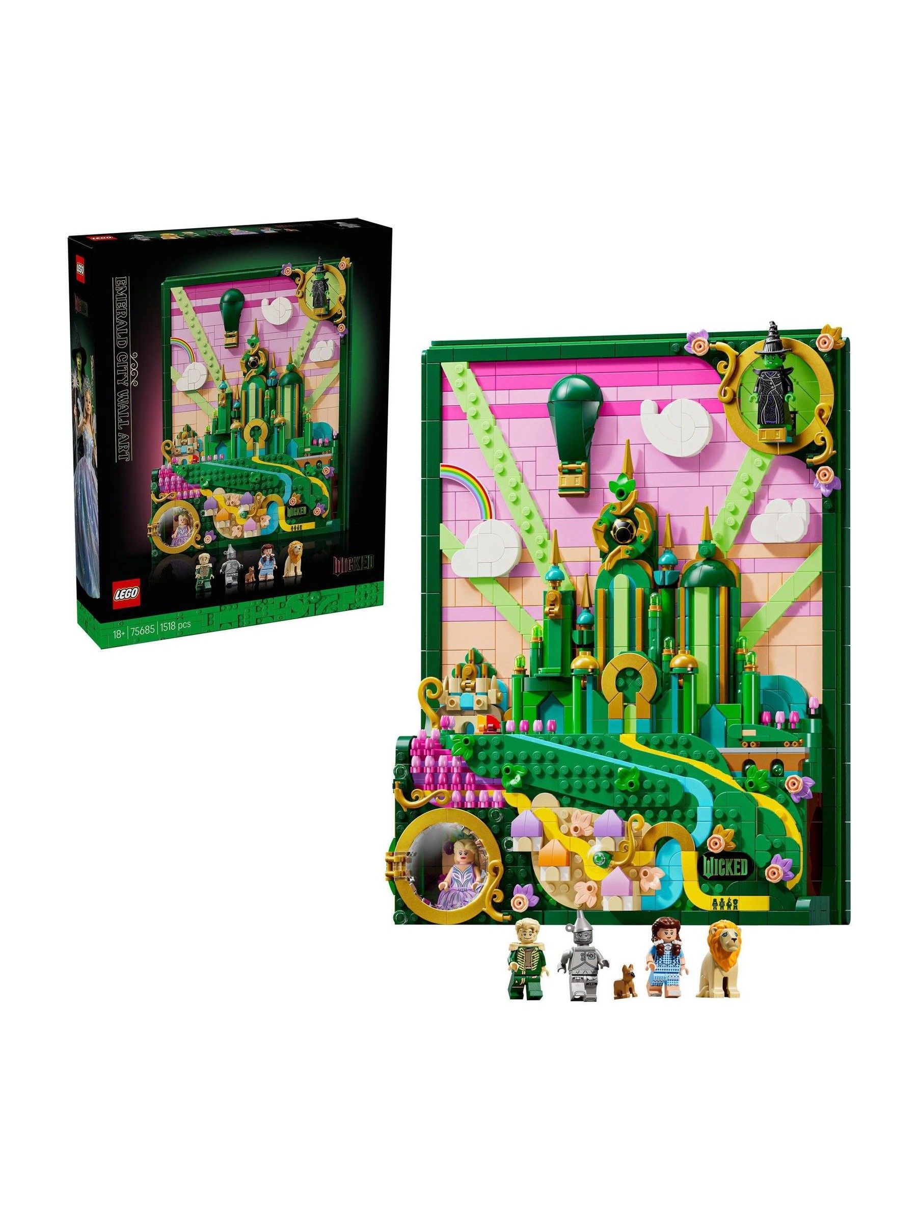 Lego Wicked 75685 Emerald City Wall Art Set For Adults - Image 6