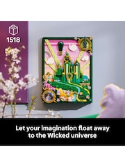 LEGO Wicked Emerald City Wall Art DIY Set for Adults 75685 - Image 3 of 9