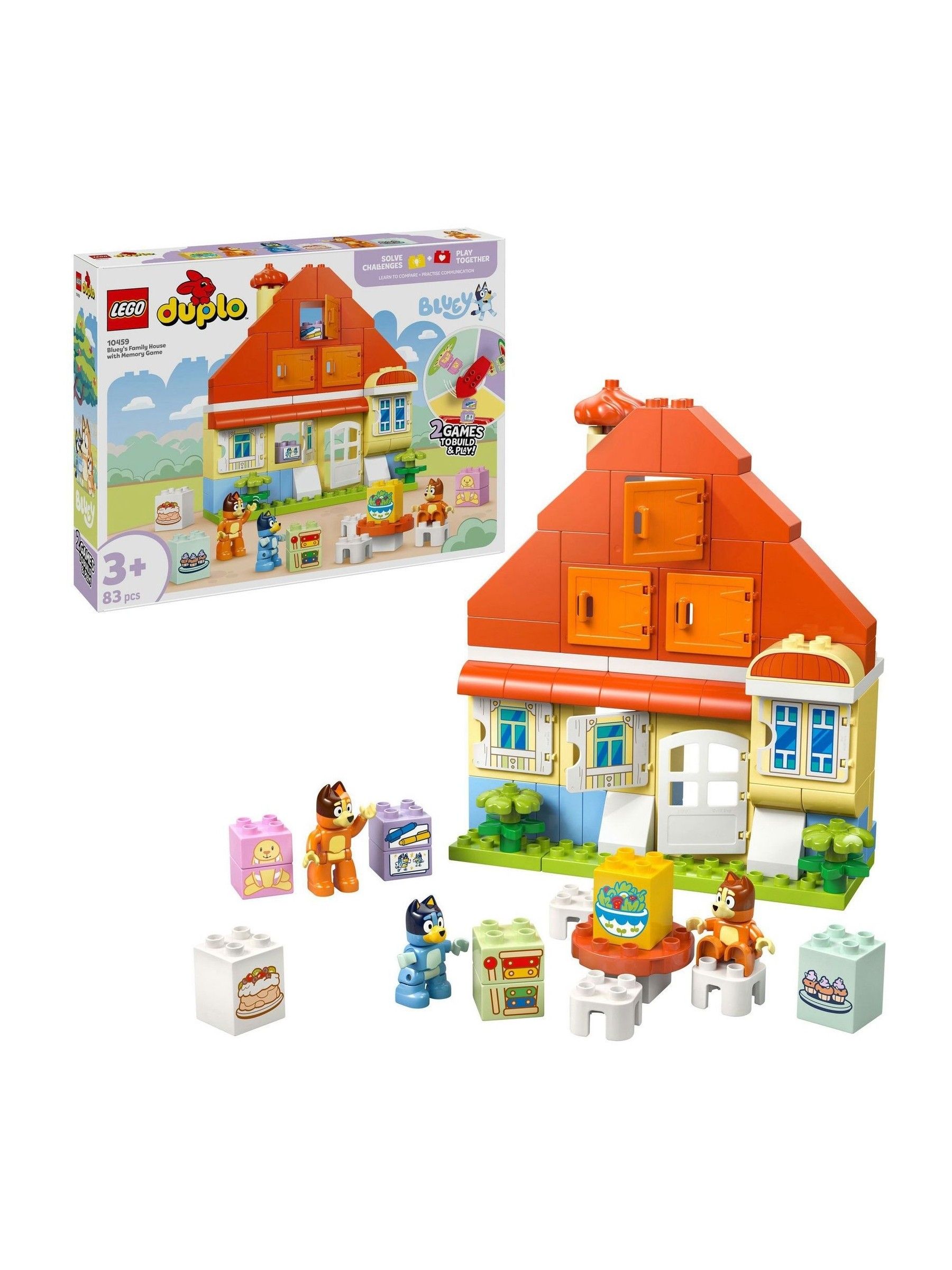 Lego Duplo Bluey 10459 Bluey's Family House With Memory Game Age 3+ 83Pcs - Building Set - Image 16