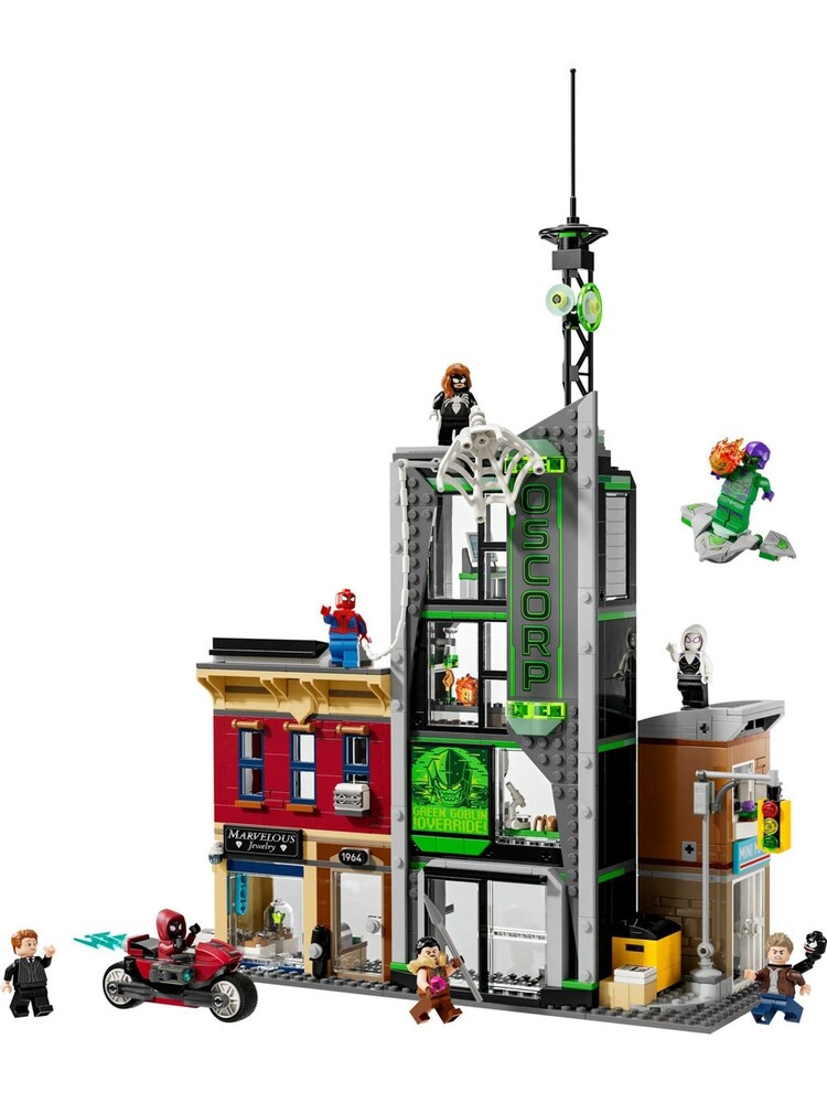 LEGO Marvel Spider-Man vs Oscorp Kids Super Hero Building Kit for Kids 76324 - Image 2 of 9