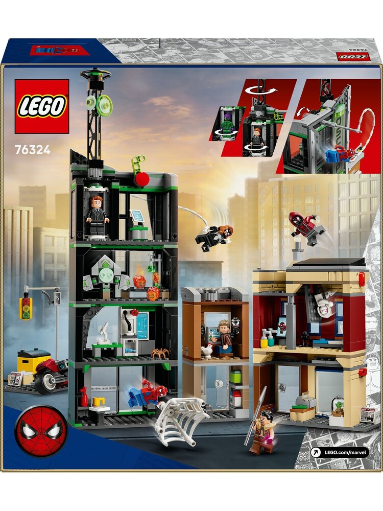 LEGO Marvel Spider-Man vs Oscorp Kids Super Hero Building Kit for Kids 76324 - Image 9 of 9