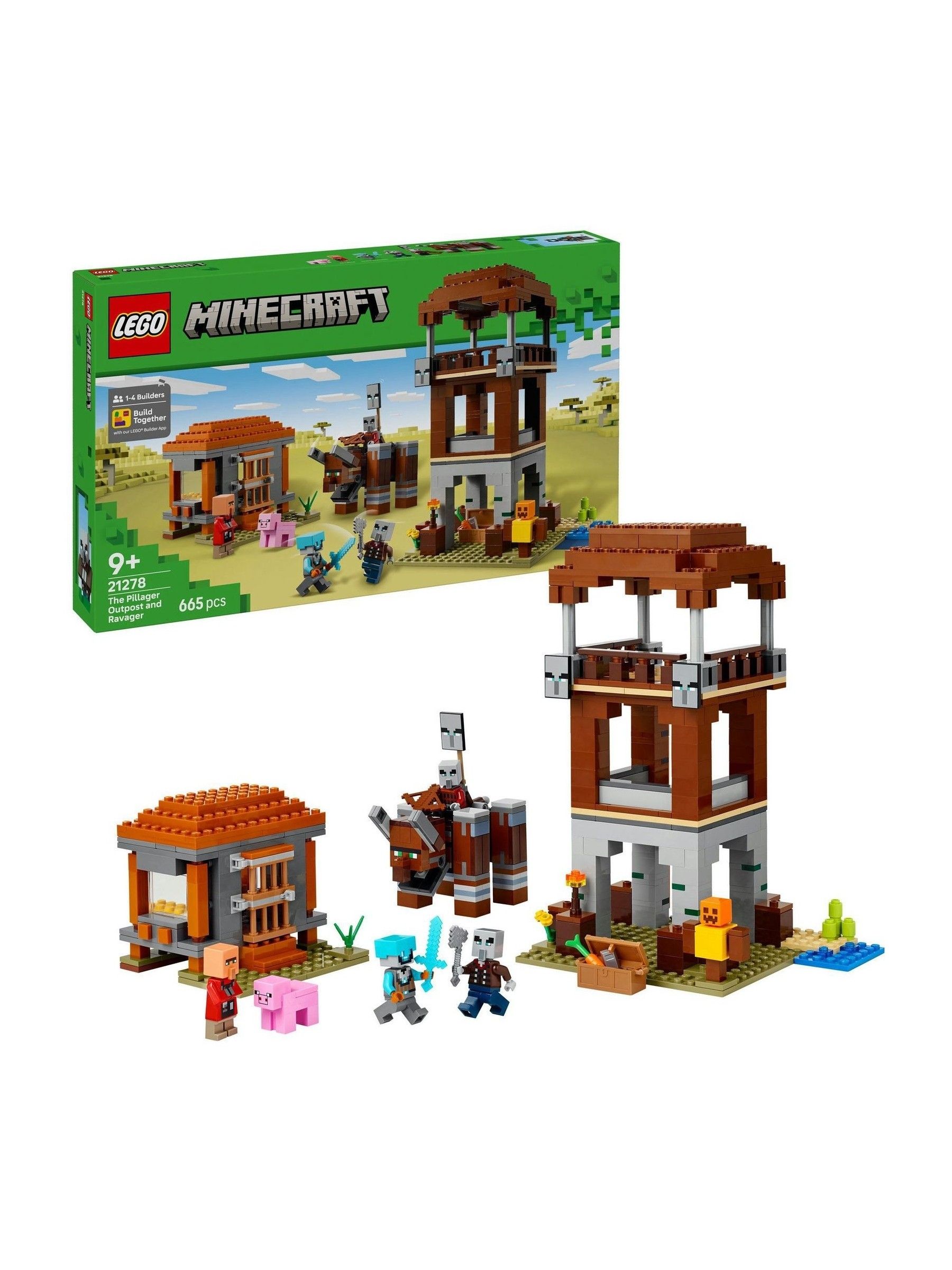 LEGO Minecraft 21278 The Pillager Outpost and Ravager 665 Pcs Ages 9+ Brand New - Image 15