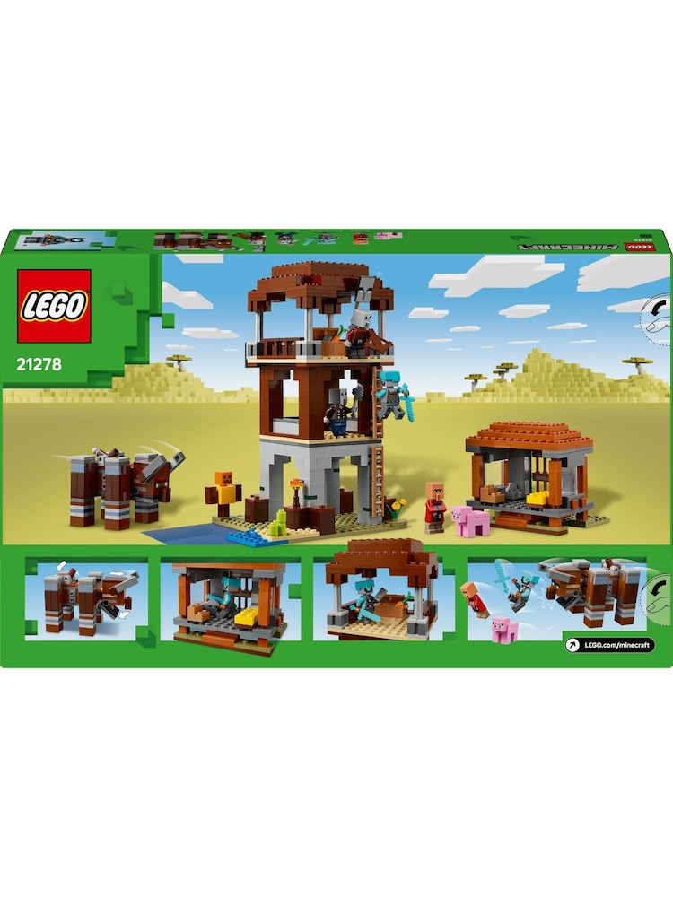 LEGO Minecraft The Pillager Outpost and Ravager Gamer Building Toy Gift 21278 - Bild 7 von 7