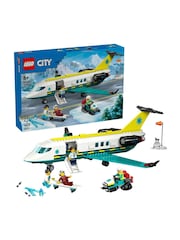 LEGO City Emergency Air Ambulance Airplane Toy Playset 60465 - Image 1 of 8