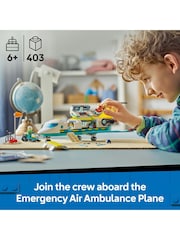 LEGO City Emergency Air Ambulance Airplane Toy Playset 60465 - Image 3 of 8
