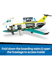 LEGO City Emergency Air Ambulance Airplane Toy Playset 60465 - Image 4 of 8