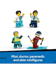 LEGO City Emergency Air Ambulance Airplane Toy Playset 60465 - Image 7 of 8