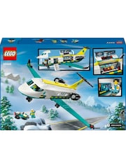 LEGO City Emergency Air Ambulance Airplane Toy Playset 60465 - Image 8 of 8