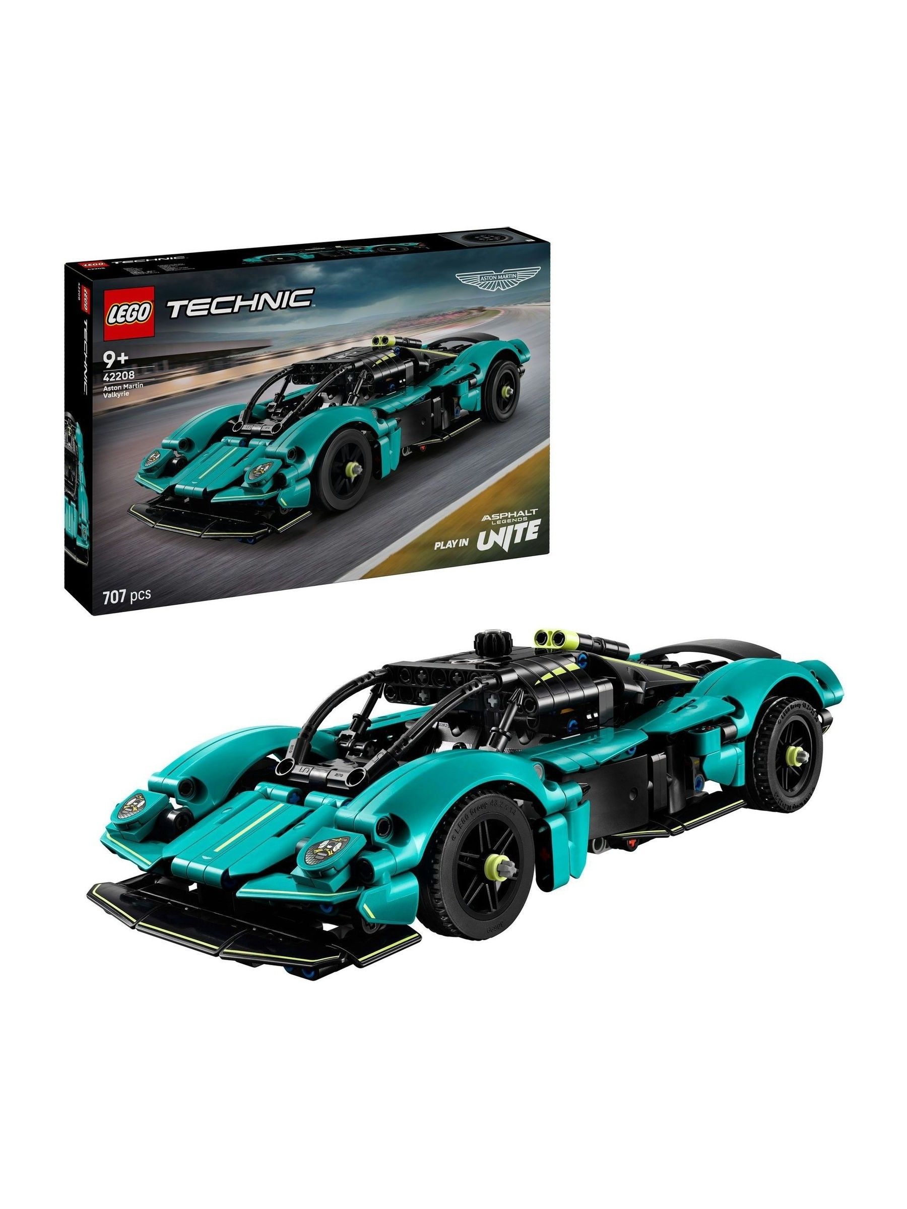 Lego Boys Lego® Technic Aston Martin Valkyrie Buildable Car Model Kit 42208, Sports Direct - Image 18