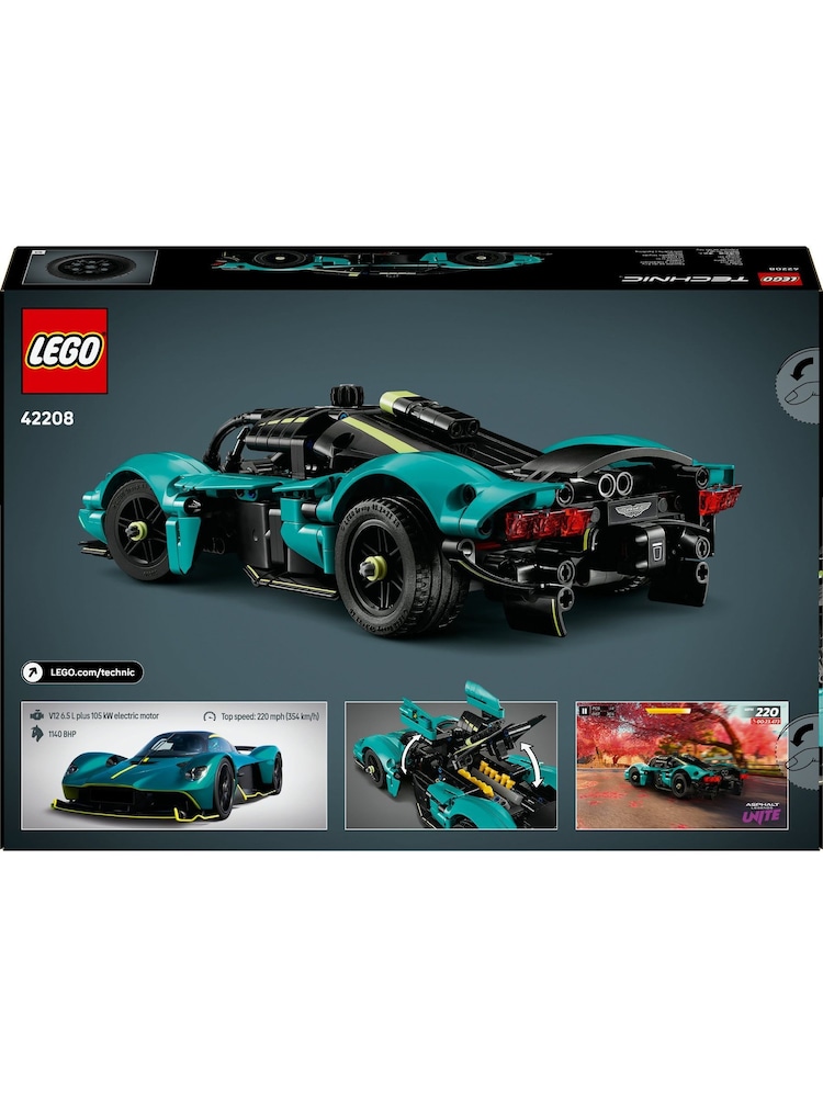 LEGO Technic Aston Martin Valkyrie Buildable Car Model Kit 42208 - Bild 7 von 7