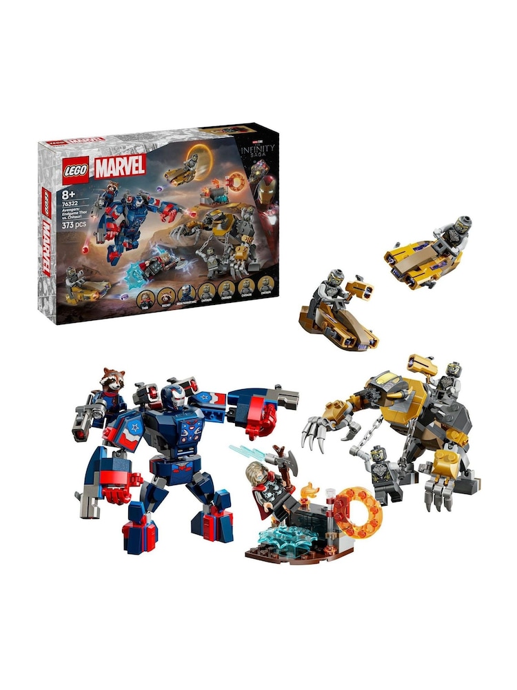 LEGO Marvel Avengers: Endgame Thor vs. Chitauri Super Hero Action 76322 - Image 1 of 8