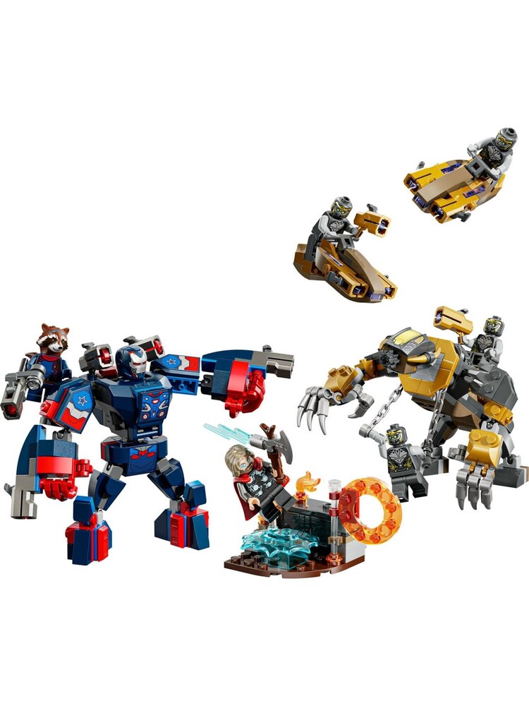 LEGO Marvel Avengers: Endgame Thor vs. Chitauri Super Hero Action 76322 - Image 2 of 8