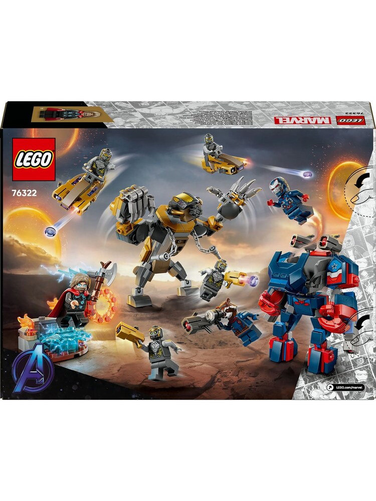 LEGO Marvel Avengers: Endgame Thor vs. Chitauri Super Hero Action 76322 - Image 8 of 8