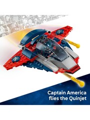 LEGO Marvel Captain America vs. Thanos Toy with 2 Minifigures 76319 - Image 7 of 8