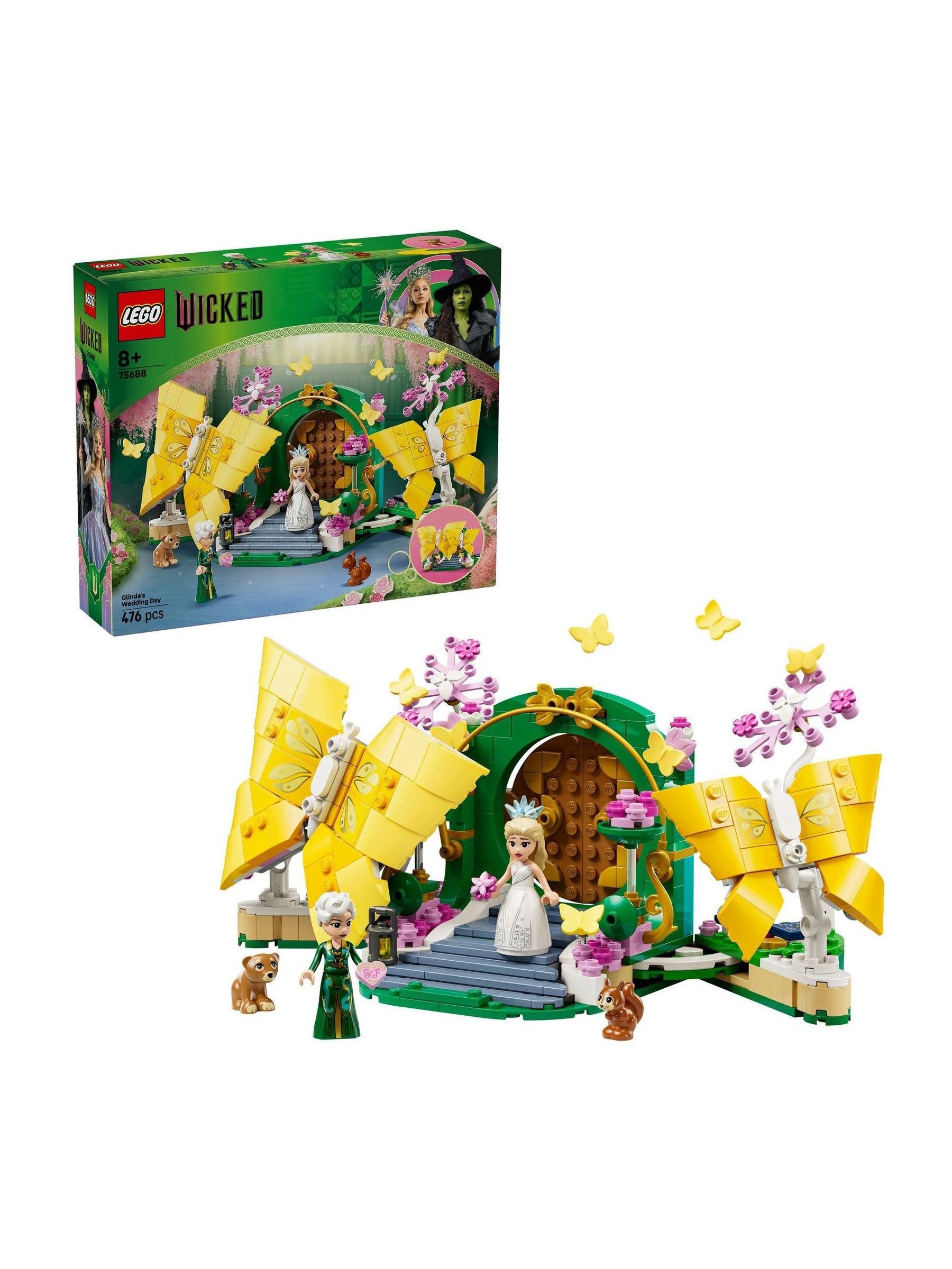 Lego Girls Wicked Glinda’s Wedding Day With Butterfly Toys 75688 - Glinda Wedding - Image 15