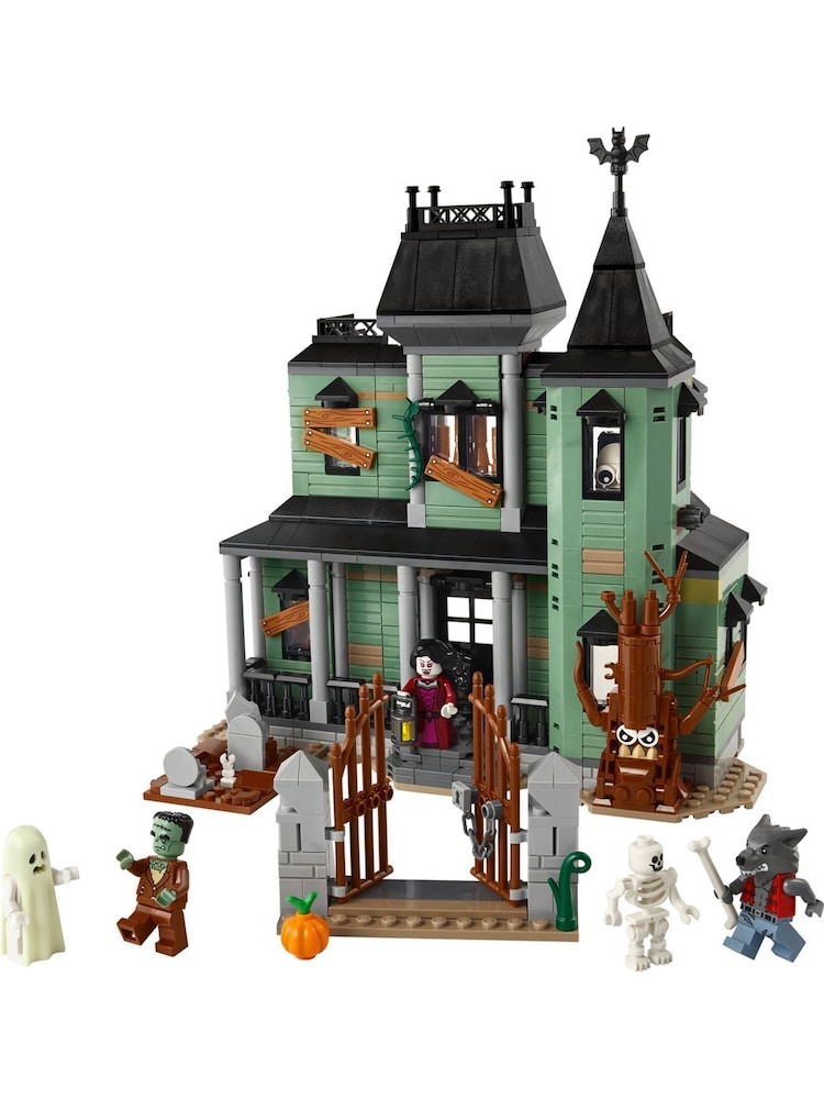 LEGO Creator 3-in-1 Haunted Mansion House Building Toy Rebuilds into a Ship or a Train Set 31167 - Image 2 of 8