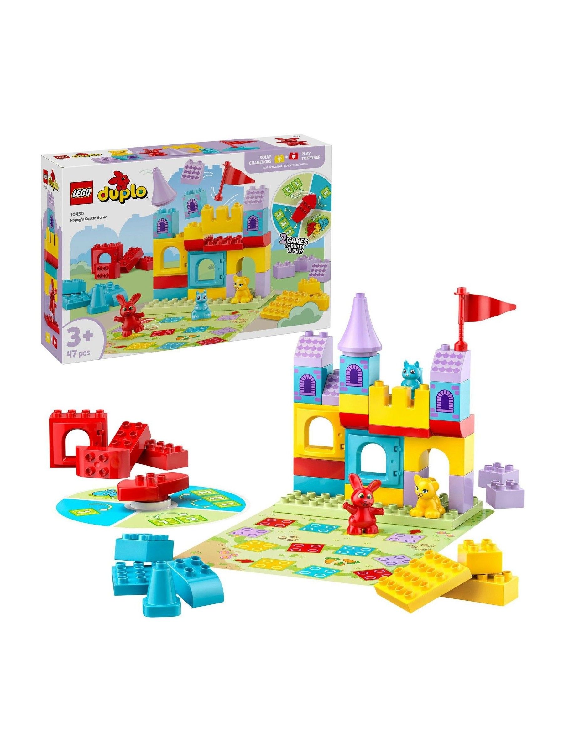 Lego Lego® Duplo® Hopsy’s Castle Game Learn-Through-Play Building Toy 10450 - Image 9
