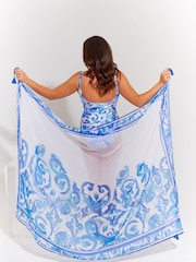 Seaspray Blue Olympia Pareo  Cover-Up - Image 2 of 4