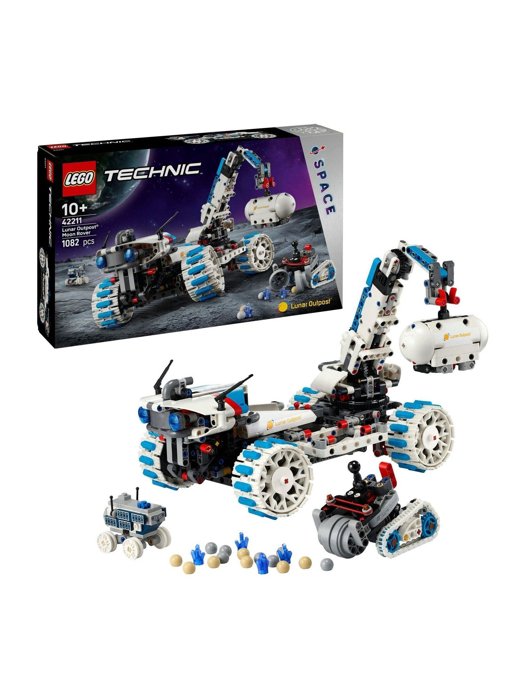 Lego Technic Lunar Outpost Moon Rover Space Vehicle 42211 - Image 9