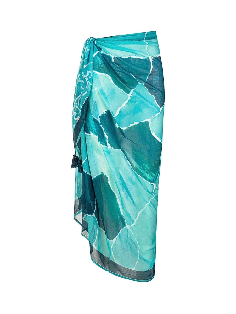 Seaspray Green Maui Pareo Cover-Up - Image 4 of 4