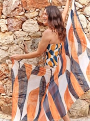 Seaspray Orange Milan Pareo Cover-Up - Image 3 of 4