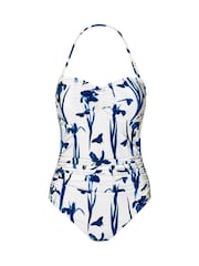 Seaspray Cream Padstow Gathered Bandeau Swimsuit - Image 5 of 5