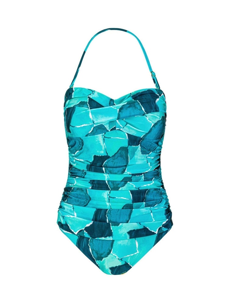 Seaspray Blue Maui Twist-Bust Bandeau Swimsuit - Imagen 6 de 6 Seaspray Blue Maui Twist-Bust Bandeau Swimsuit - Imagen 6 de 6