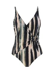Seaspray Brown Tanami Mock Wrap Swimsuit - Image 5 of 5