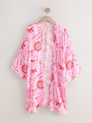 Sunny Senorita Longline Kimono Cover-Up - Image 1 of 3