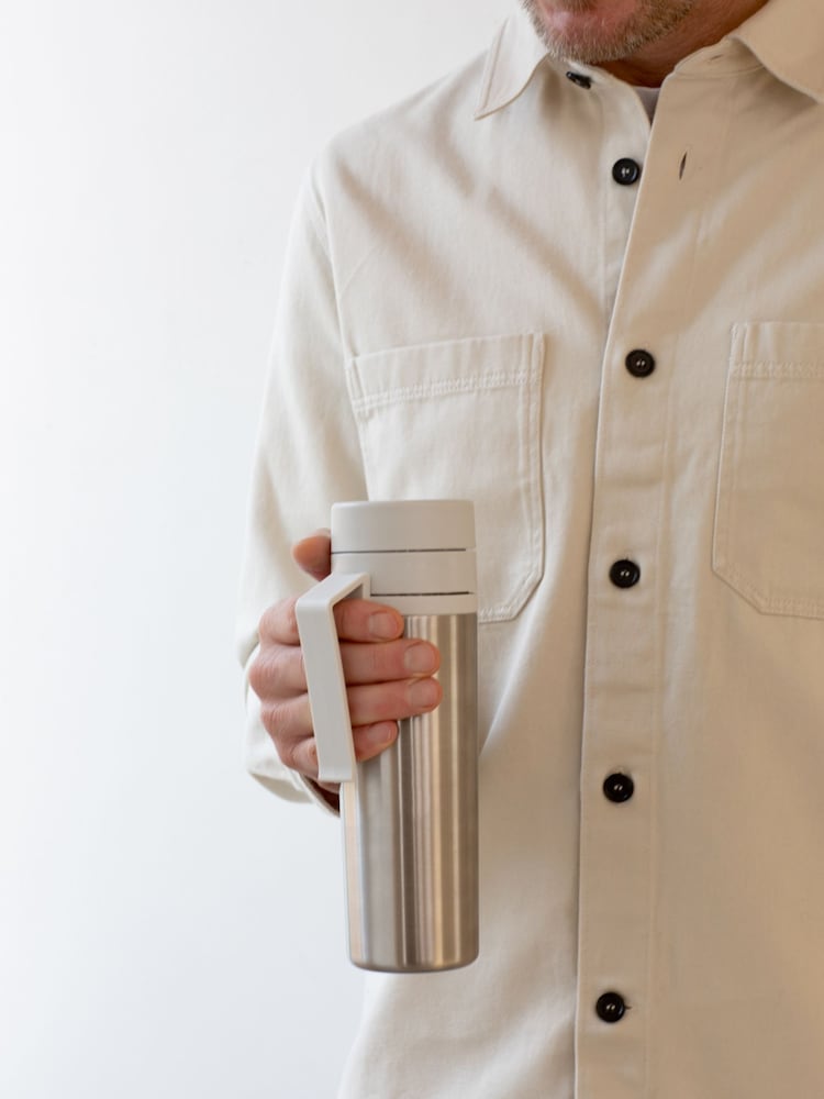 Brabantia Light Grey Make & Take Insulated Flask - Image 1 of 6