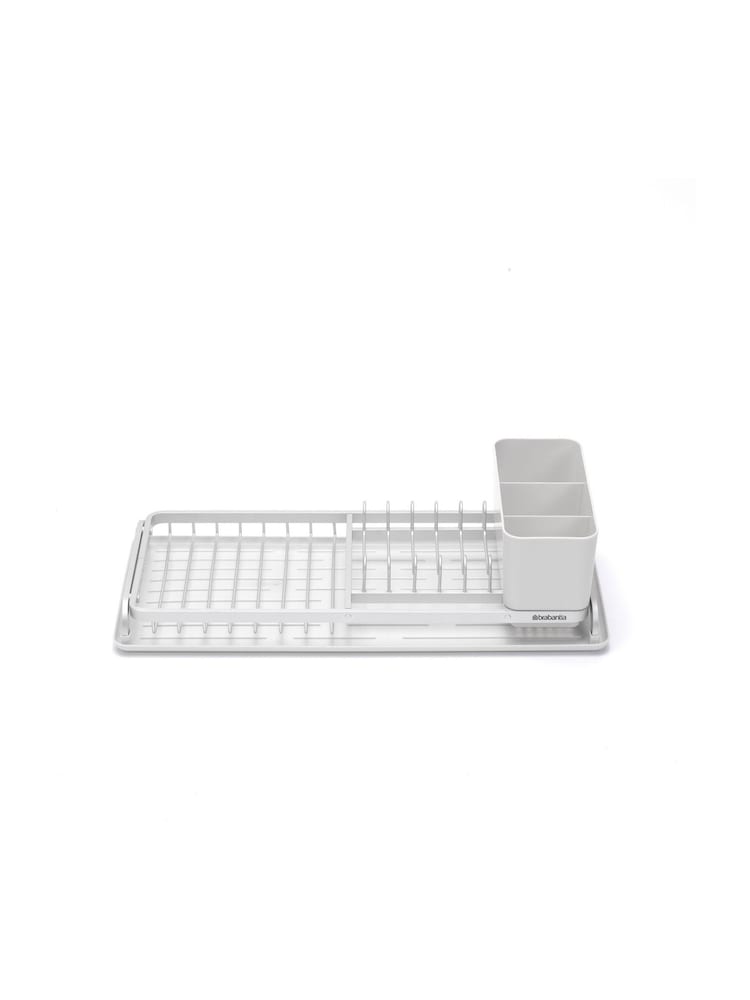 Brabantia Light Grey Sink Side Compact Dish Drying Rack - Image 1 of 6