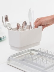 Brabantia Light Grey Sink Side Compact Dish Drying Rack - Image 5 of 6