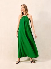 Ro&Zo Green Blend Tie Detail Maxi Dress - Image 2 of 4