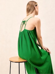Ro&Zo Green Blend Tie Detail Maxi Dress - Image 4 of 4
