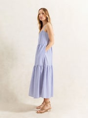 Ro&Zo Blue Stripe Tiered Dress - Image 4 of 4