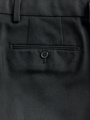 Black Tailored Fit Textured Suit Trousers - Image 10 of 10