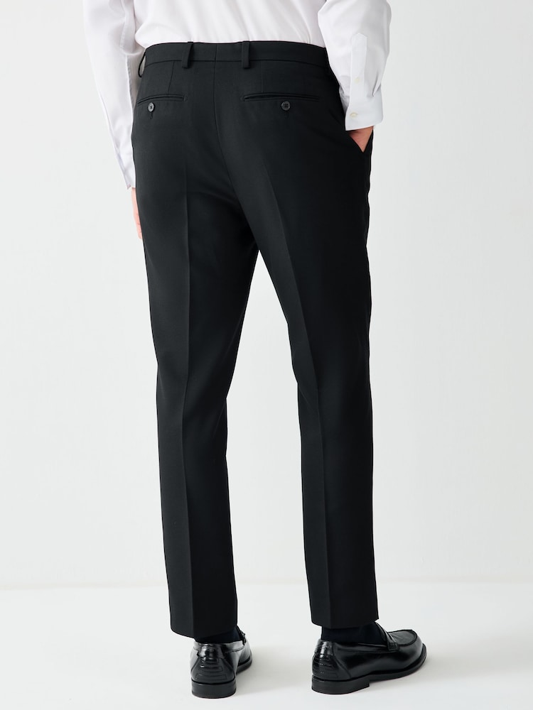 Mens Next Black Tailored Fit Textured Suit Trousers 38W x 33L (UK 38 L) Mens Next Black Tailored Fit Textured Suit Trousers 38W x 33L (UK 38 L)