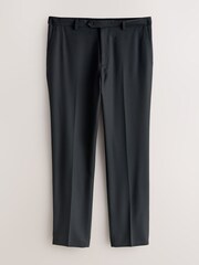 Black Tailored Fit Textured Suit Trousers - Image 6 of 10