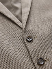 Neutral Contrast Fabric Detail Suit Waistcoat - Image 6 of 9