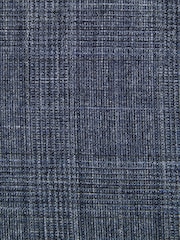 Navy Blue Trimmed Check Suit Waistcoat - Image 11 of 11