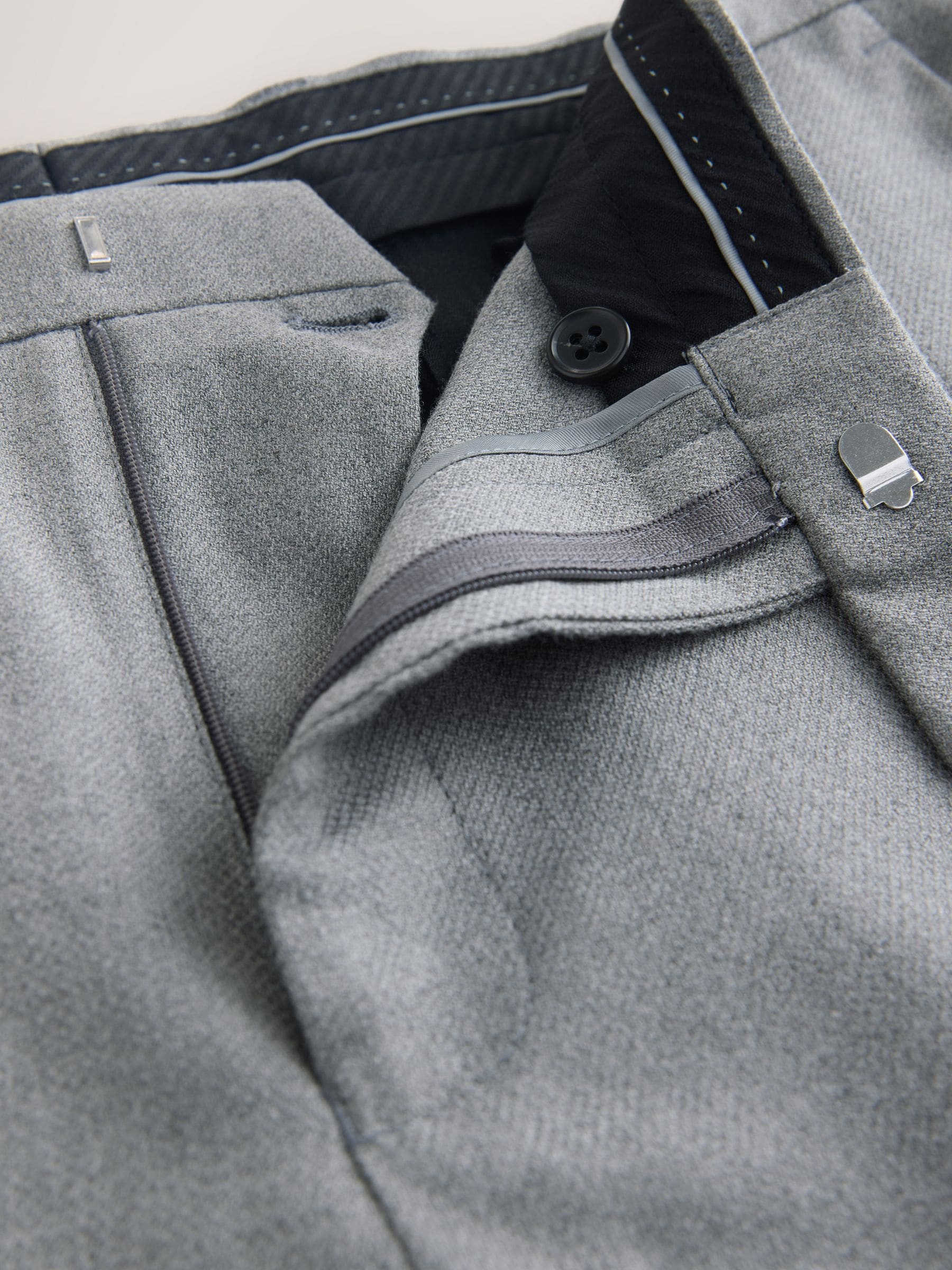 Buy Grey Skinny Fit Textured Suit Trousers from Next USA