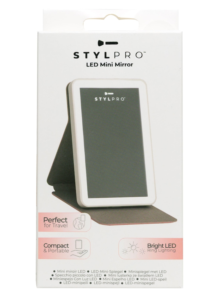 Stylpro LED Light Up Compact Mini Travel Mirror - Image 1 of 5