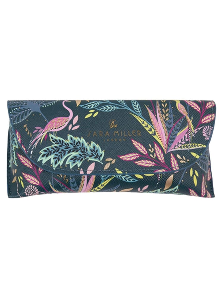 Sara Miller Savannah Navy Glasses Case Heart Shaped Metal Keyring - Image 2 of 6
