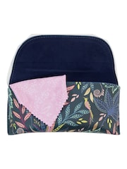 Sara Miller Savannah Navy Glasses Case Heart Shaped Metal Keyring - Image 6 of 6