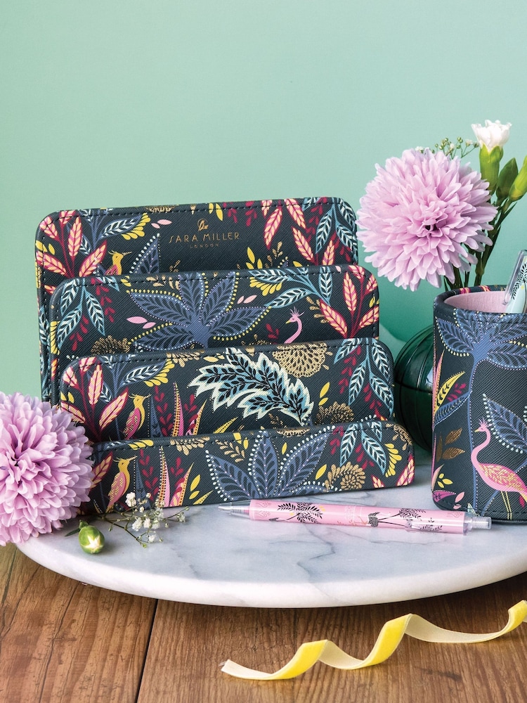 Sara Miller Navy Blue Savannah Letter Organiser Rack - Image 1 of 5