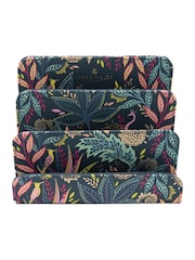 Sara Miller Navy Blue Savannah Letter Organiser Rack - Image 2 of 5